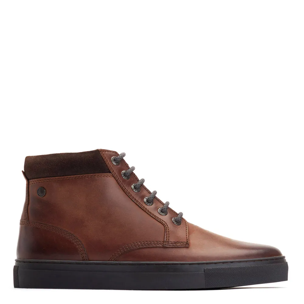 Cabbie High-Top Leather Trainers sold by Base London
