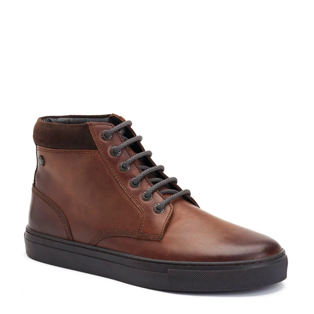 Cabbie High-Top Leather Trainers sold by Base London product image thumbnail 3