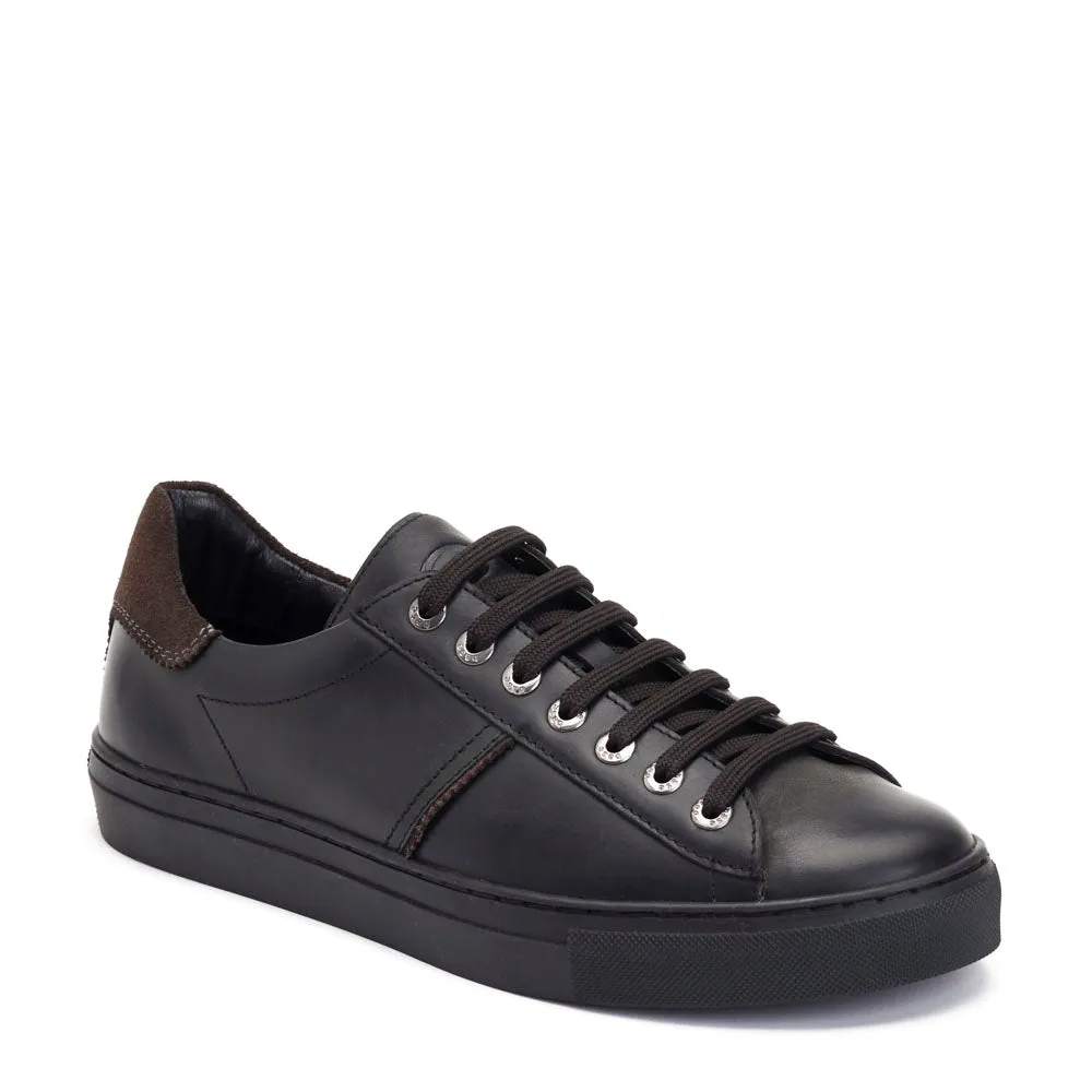 Beck Leather Trainers Black sold by Base London product image thumbnail 2