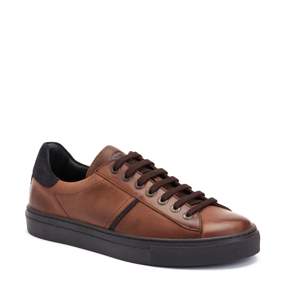 Beck Leather Trainers Brown sold by Base London product image thumbnail 2