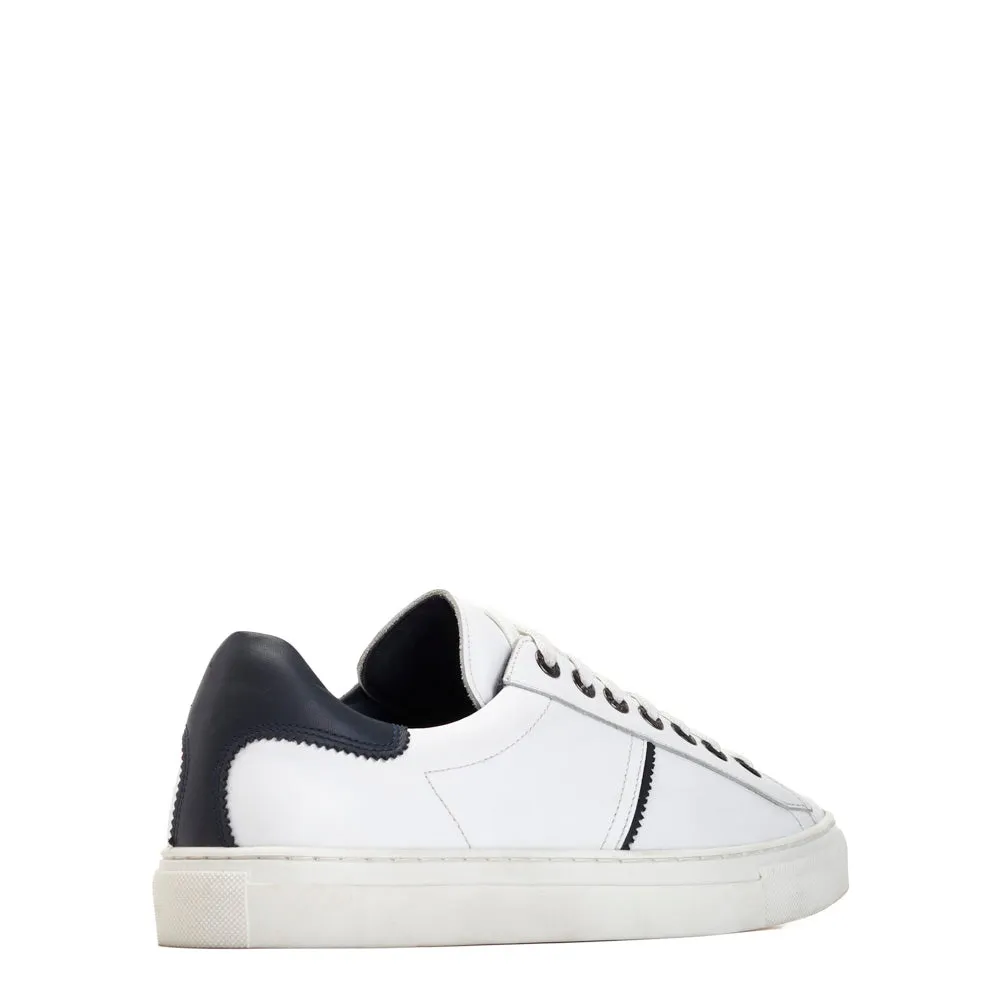 Beck Leather Trainers White sold by Base London product image thumbnail 4
