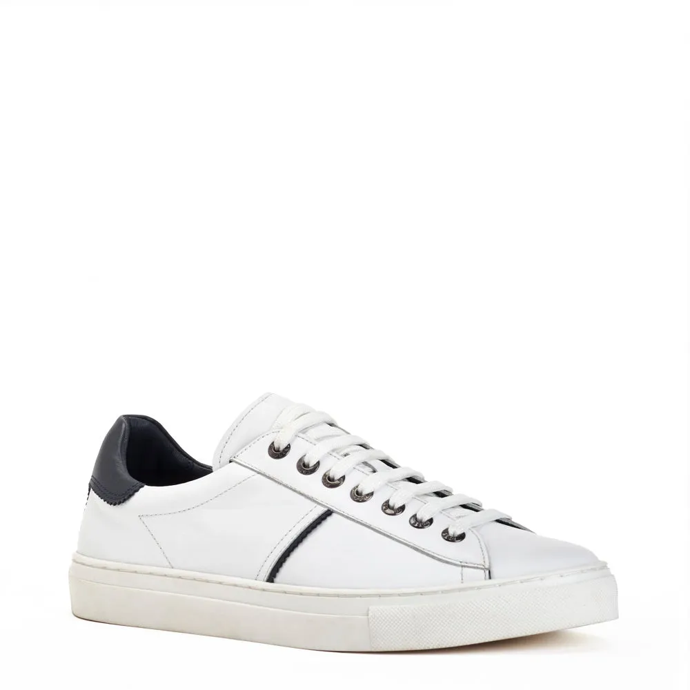 Beck Leather Trainers White sold by Base London product image thumbnail 2