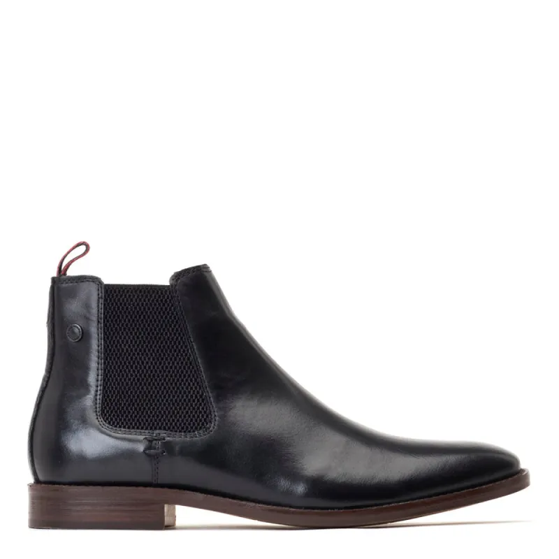 Virgil Waxy Chelsea Boots Black sold by Base London