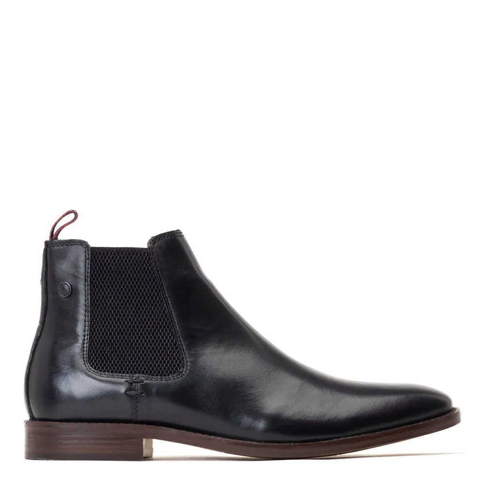 Virgil Waxy Chelsea Boots Black sold by Base London