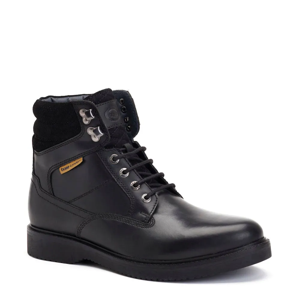 Bradley Waxy Combat Boots Black sold by Base London product image thumbnail 2