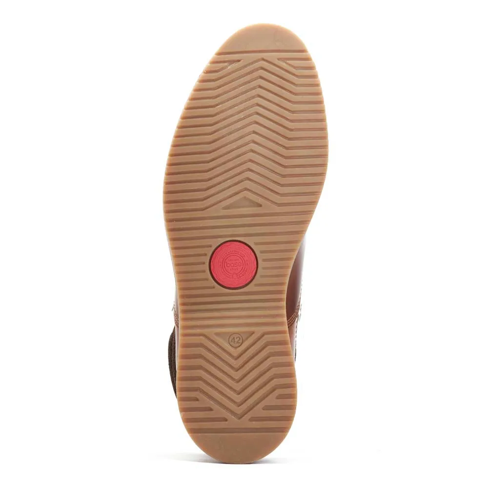 Bradley Waxy Combat Boots Chestnut sold by Base London product image thumbnail 5