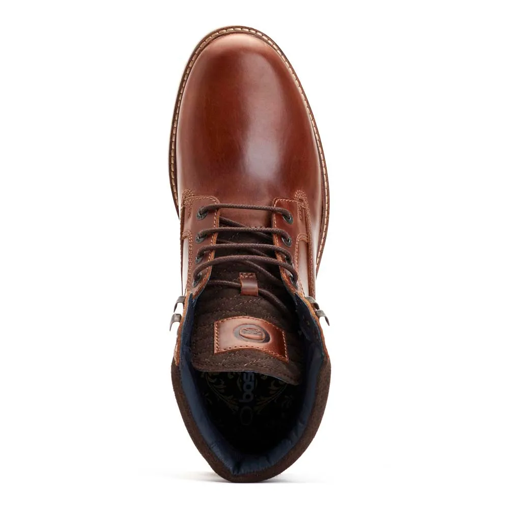 Bradley Waxy Combat Boots Chestnut sold by Base London product image thumbnail 4