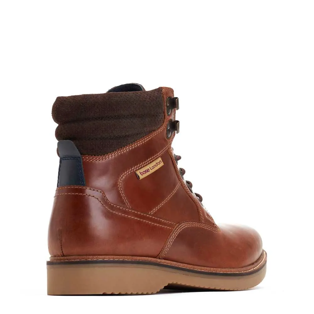 Bradley Waxy Combat Boots Chestnut sold by Base London product image thumbnail 3