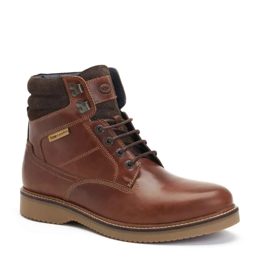 Bradley Waxy Combat Boots Chestnut sold by Base London product image thumbnail 2