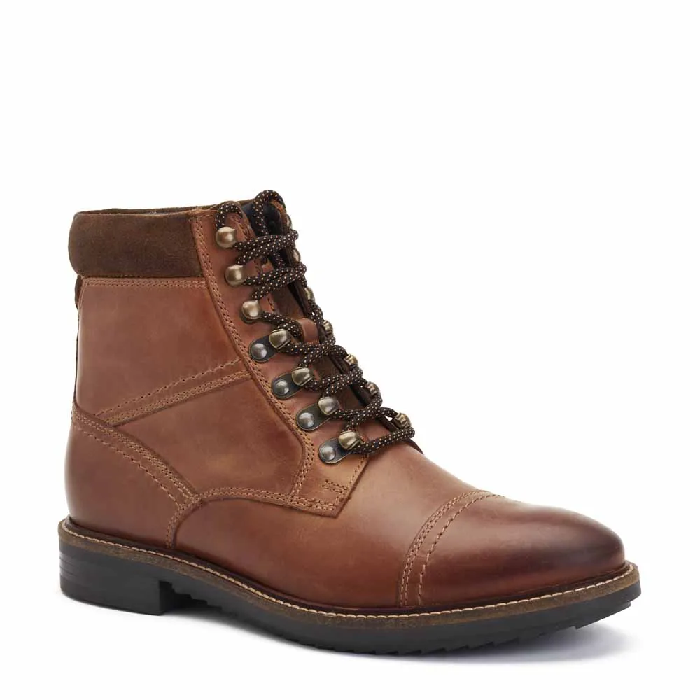 Ashland Pull Up Toe Cap Boots Tan sold by Base London product image thumbnail 2