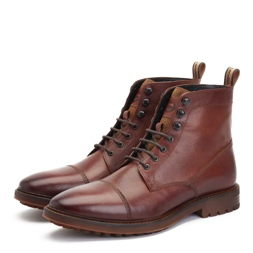 Banff Grain Toe Cap Boots sold by Base London product image thumbnail 3