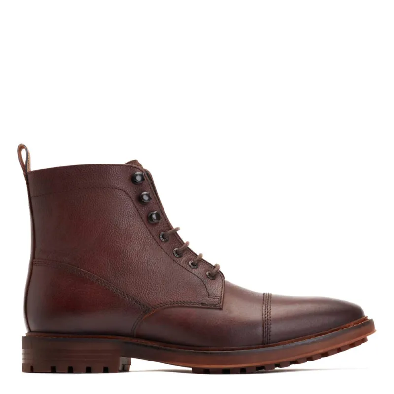 Banff Grain Toe Cap Boots sold by Base London