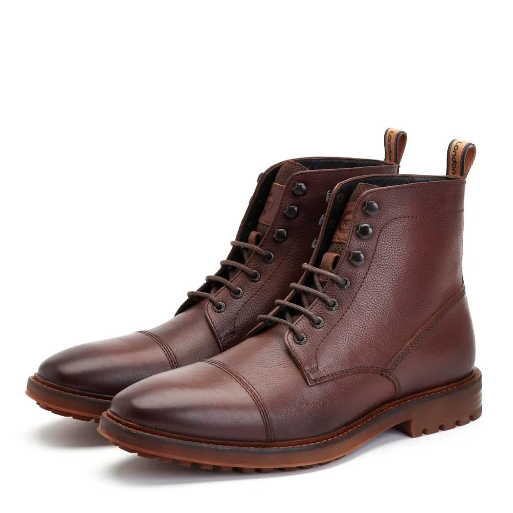 Banff Grain Toe Cap Boots sold by Base London product image thumbnail 3