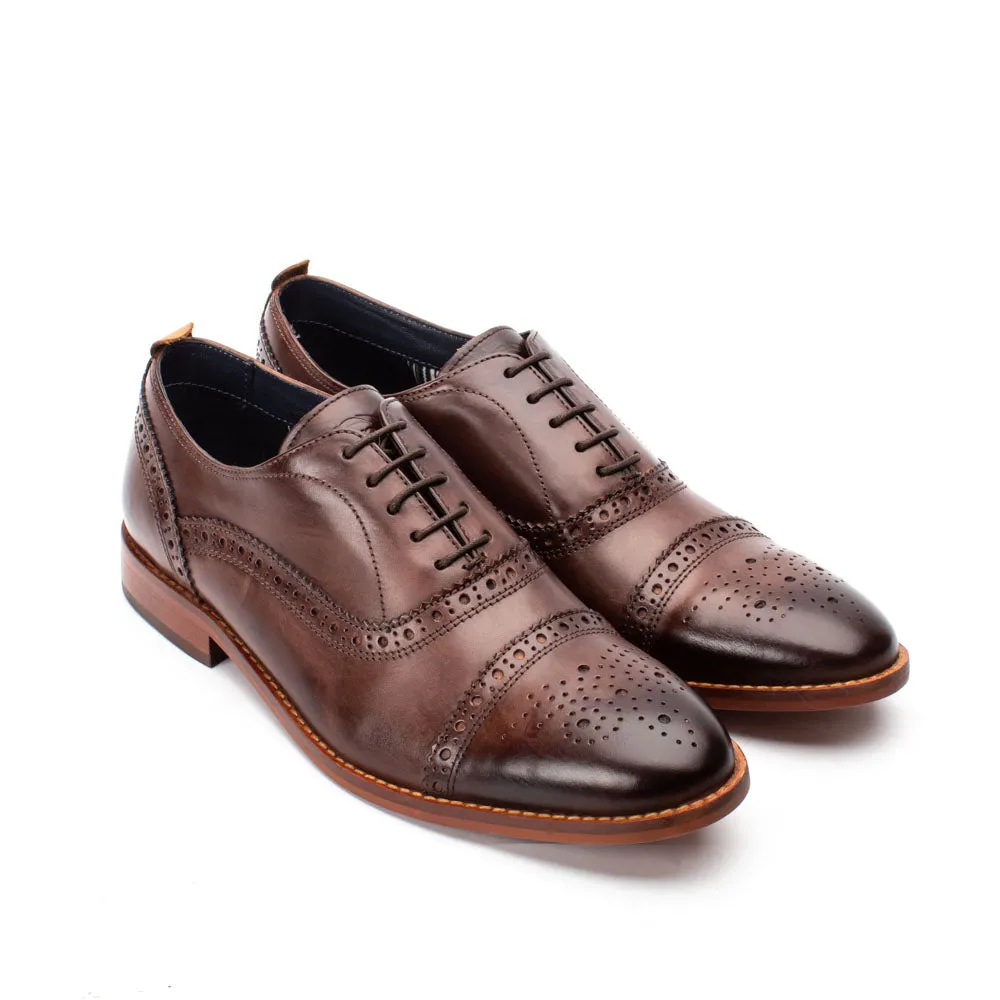 Cast Oxford Brogue Shoes Brown sold by Base London product image thumbnail 2