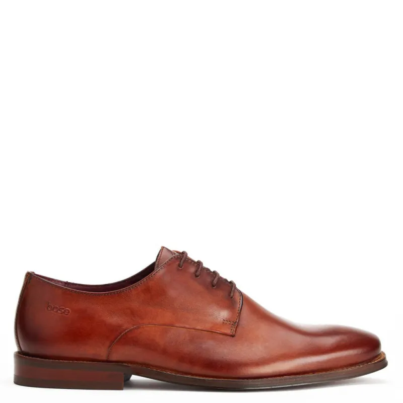 Marley Washed Derby Shoes Tan sold by Base London