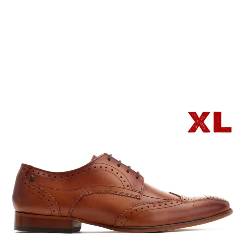 Barbera XL Waxy Brogue Shoes sold by Base London