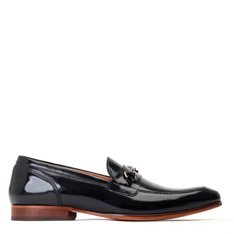 Russo Hi Shine Loafers Black sold by Base London