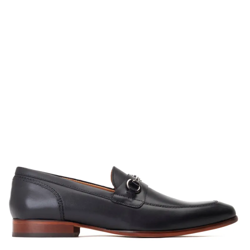 Russo Waxy Loafers Black sold by Base London
