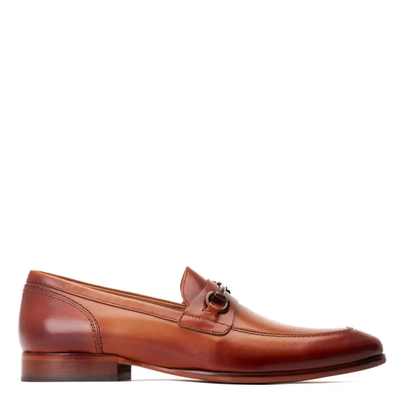 Russo Waxy Loafers Tan sold by Base London