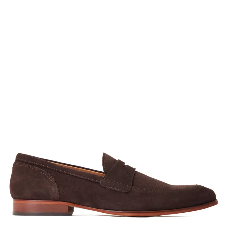 Bruno Suede Loafers Brown sold by Base London
