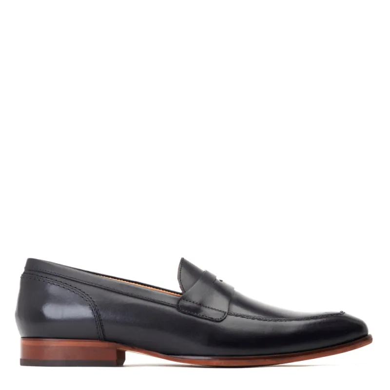 Bruno Waxy Loafers Black sold by Base London