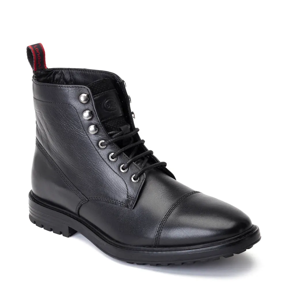 Banff Grain Toe Cap Boots Black sold by Base London product image thumbnail 2