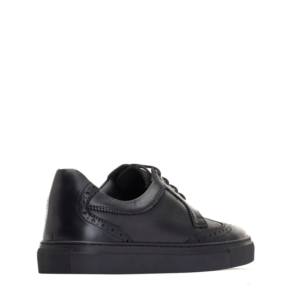 Keller Pull Up Cupsole Brogue Black sold by Base London product image thumbnail 4