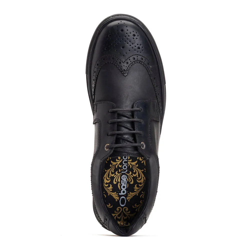 Keller Pull Up Cupsole Brogue Black sold by Base London product image thumbnail 5