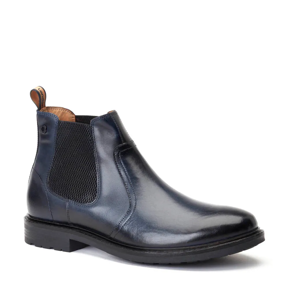 Bloom Burnished Chelsea Boots Navy sold by Base London product image thumbnail 2