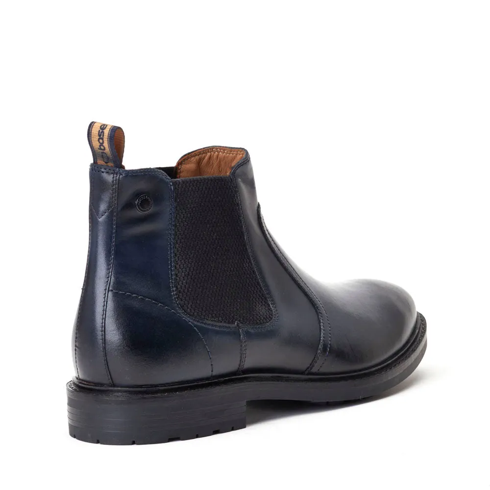 Bloom Burnished Chelsea Boots Navy sold by Base London product image thumbnail 3