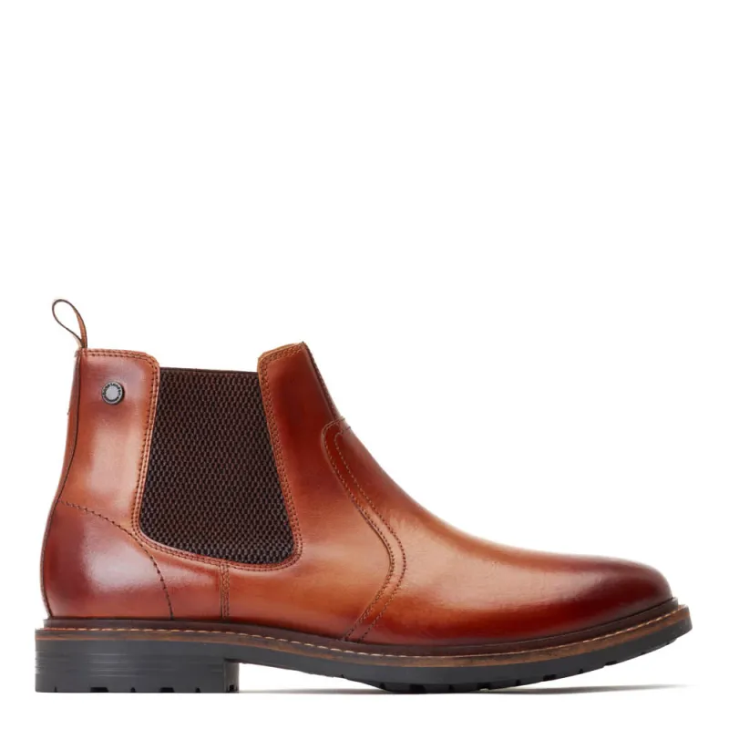 Bloom Burnished Chelsea Boots Tan sold by Base London