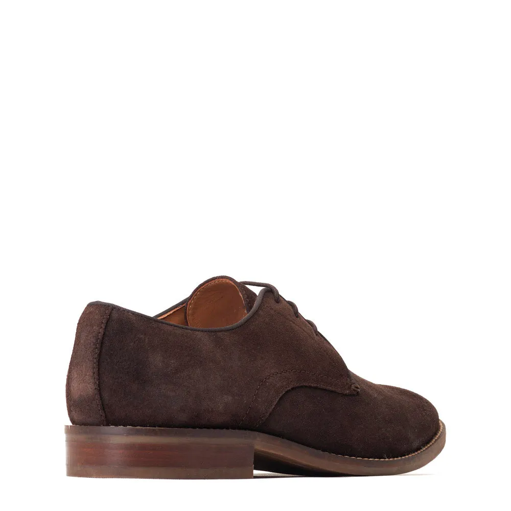 Bronte Suede Derby Shoes Brown sold by Base London product image thumbnail 3