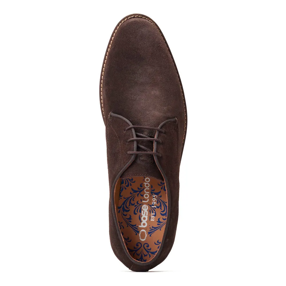 Bronte Suede Derby Shoes Brown sold by Base London product image thumbnail 4