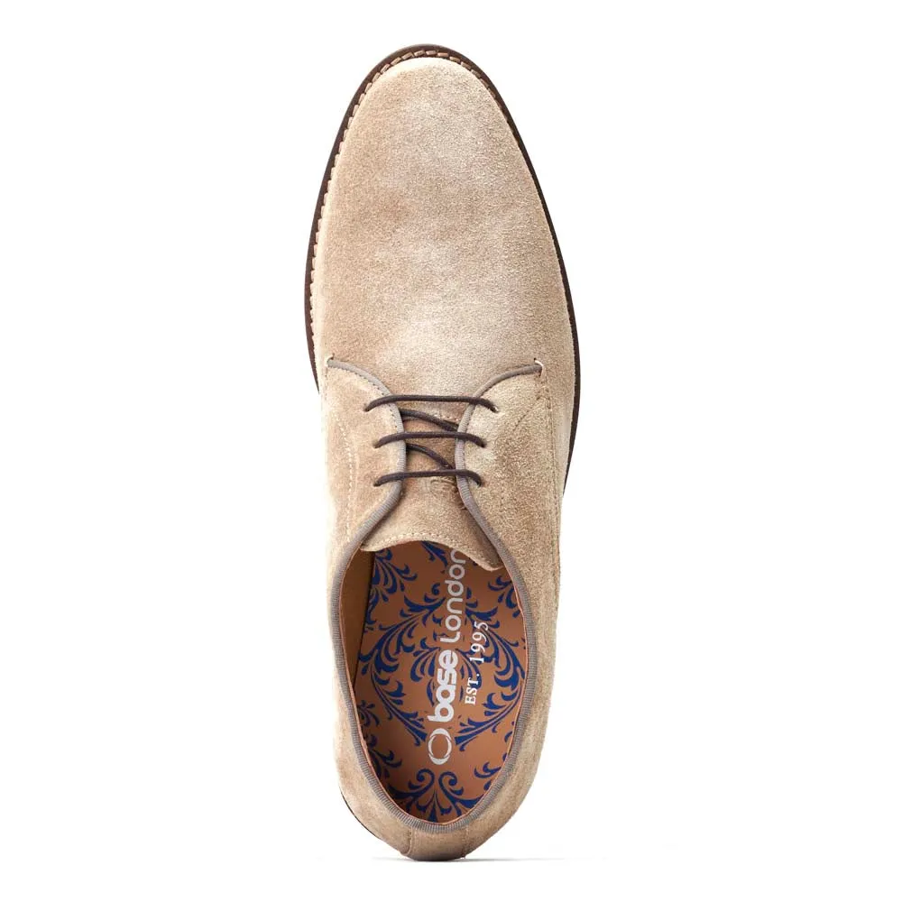 Bronte Suede Derby Shoes Sand sold by Base London product image thumbnail 4