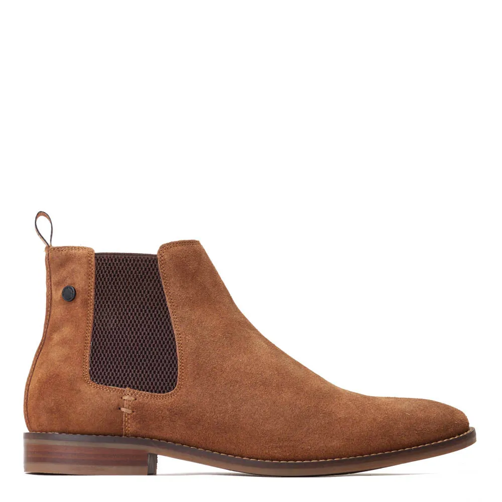 Virgil Suede Chelsea Boots Ginger sold by Base London
