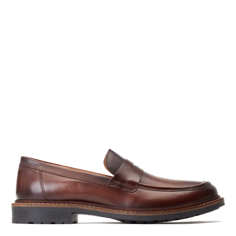 Ivey Burnished Loafers Brown sold by Base London