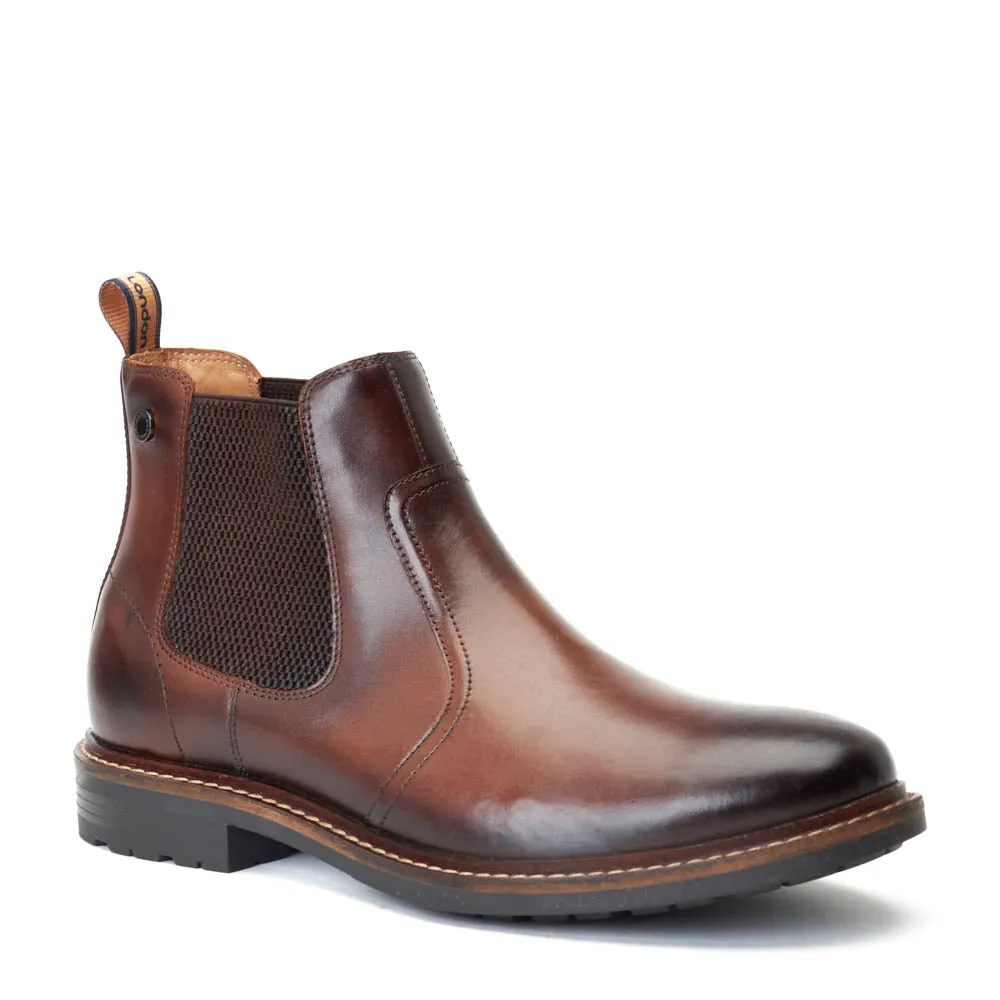Bloom Burnished Chelsea Boots Brown sold by Base London product image thumbnail 2