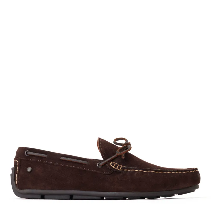 Brooks Suede Loafers Brown sold by Base London