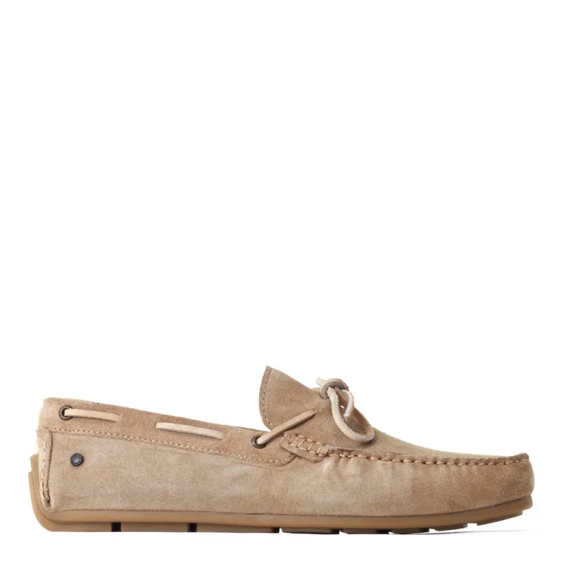 Brooks Suede Loafers Sand sold by Base London