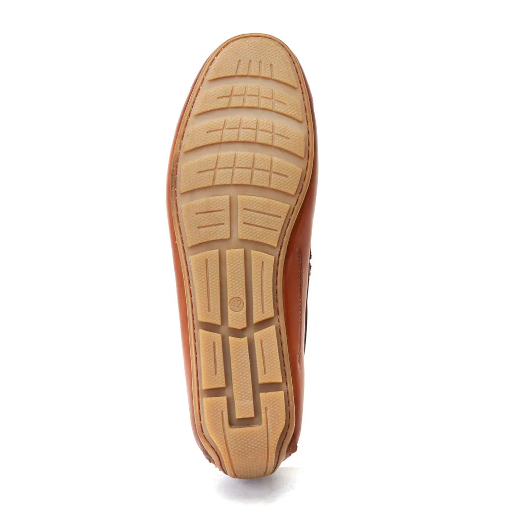 Brooks Washed Loafers Tan sold by Base London product image thumbnail 5