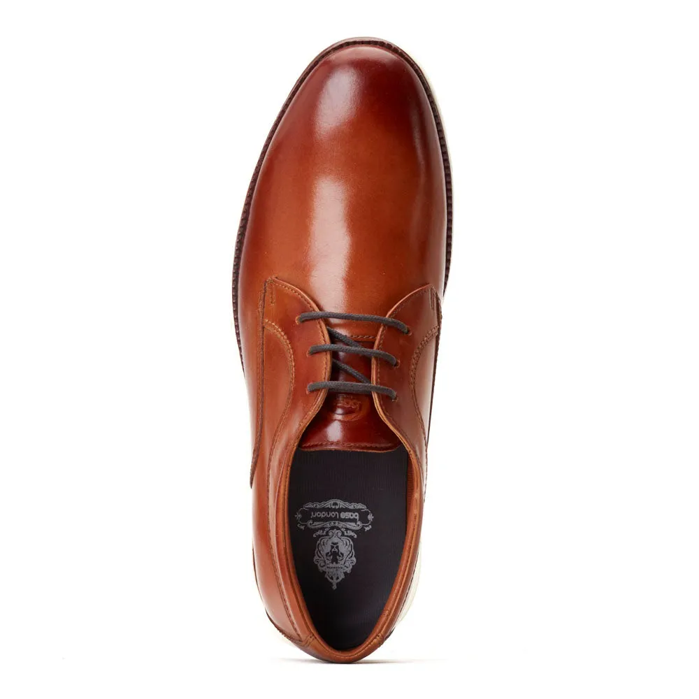 Wing Washed Derby Shoes Tan sold by Base London product image thumbnail 4