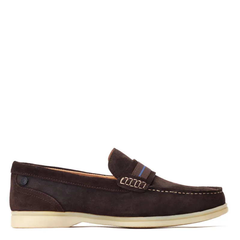 Drum Suede Loafers Brown sold by Base London