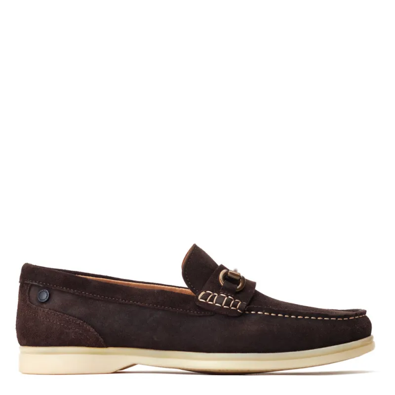 Snapper Suede Loafers Brown sold by Base London