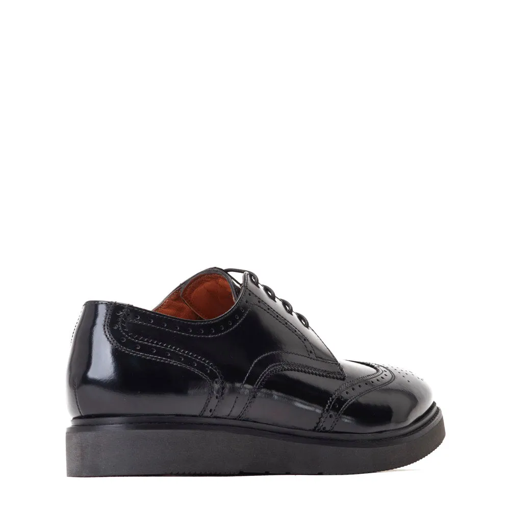 Joe Hi Shinebrogue Shoes Black sold by Base London product image thumbnail 3