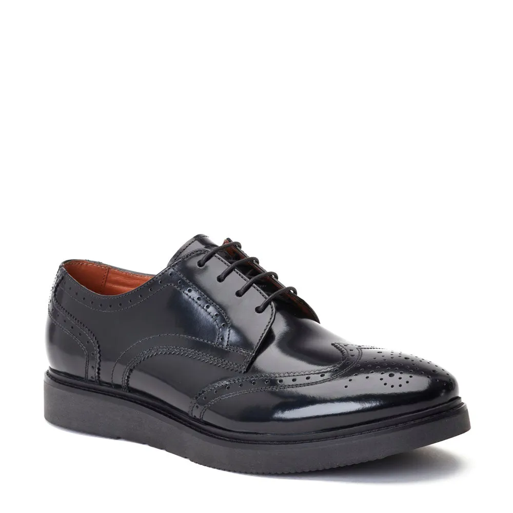 Joe Hi Shinebrogue Shoes Black sold by Base London product image thumbnail 2
