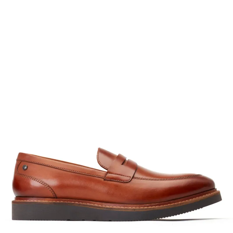 Sid Washed Loafers Tan sold by Base London