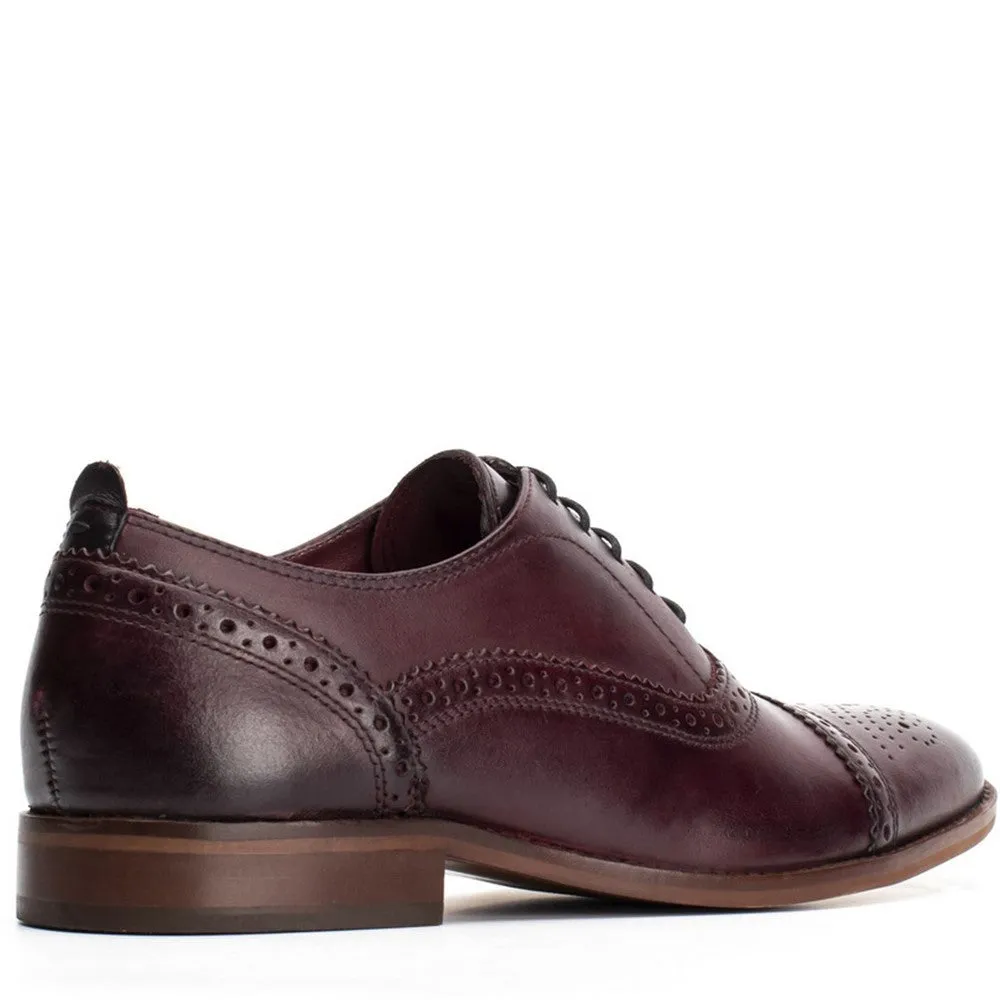 Cast Oxford Brogue Shoes Bordo sold by Base London product image thumbnail 3