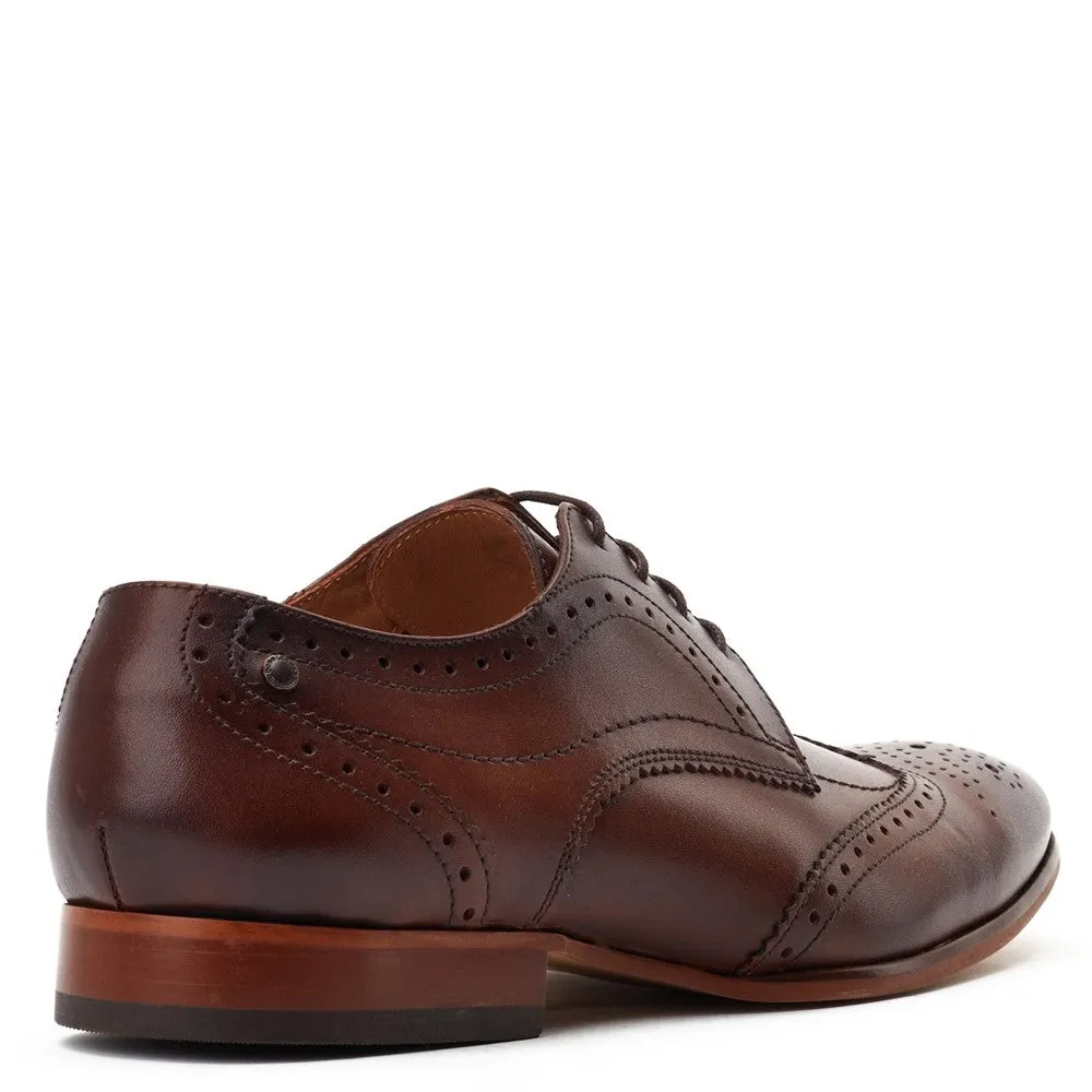 Barbera XL Waxy Brogue Shoes Brown sold by Base London product image thumbnail 3