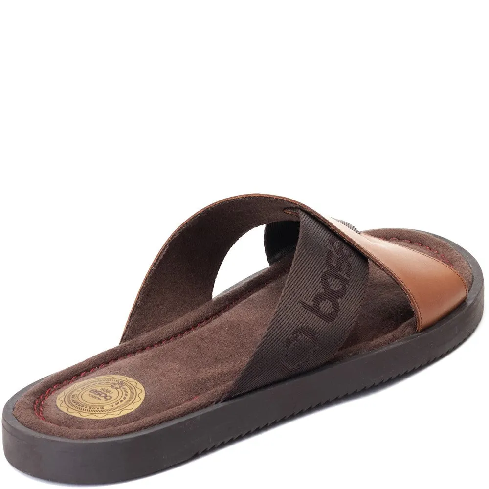 Webb Washed Slide Sandal Tan sold by Base London product image thumbnail 3