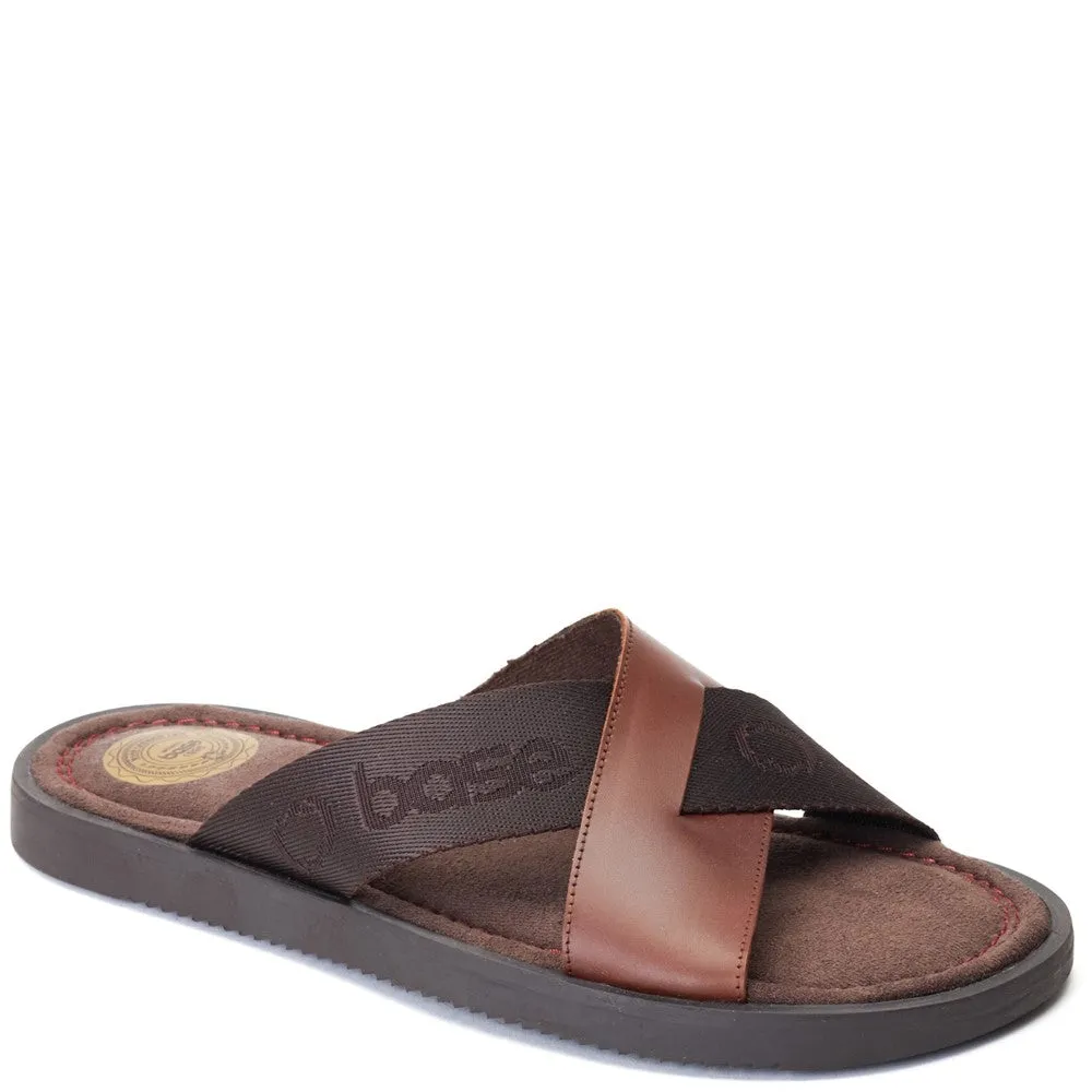 Webb Washed Slide Sandal Brown sold by Base London product image thumbnail 2